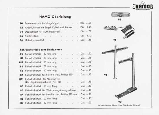 Seite 13 Hamo Katalog Strassenbahn 1957