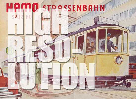 Hamo Katalog Strassenbahn 1959