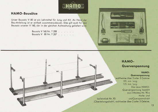 Seite 13 Hamo Katalog Spur H0 1963