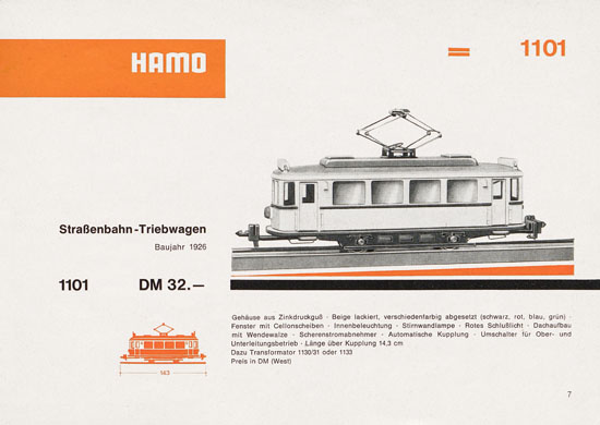 Hamo Katalog 1965-1966