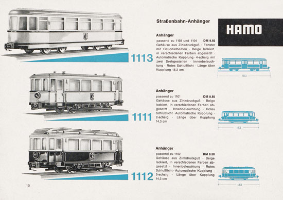 Seite 12 Hamo Katalog 1965-1966