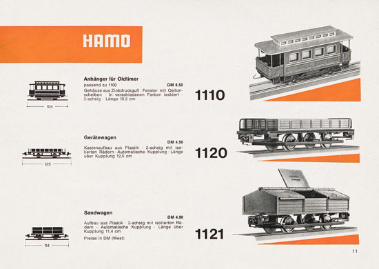Seite 13 Hamo Katalog 1965-1966