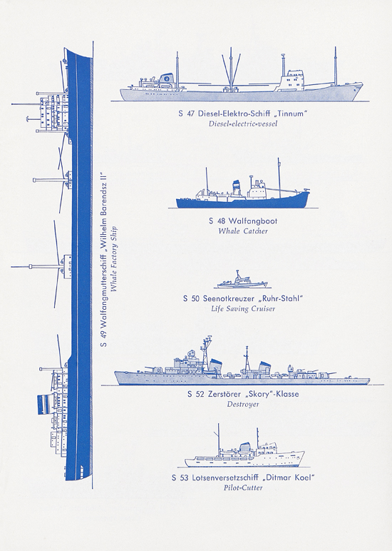 Hansa-Modelle Schiffsmodelle und Hafenbausatz Katalog 1966