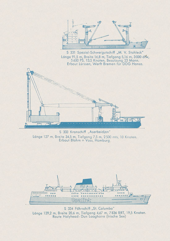 Hansa-Modelle Schiffsmodelle Katalog 1980