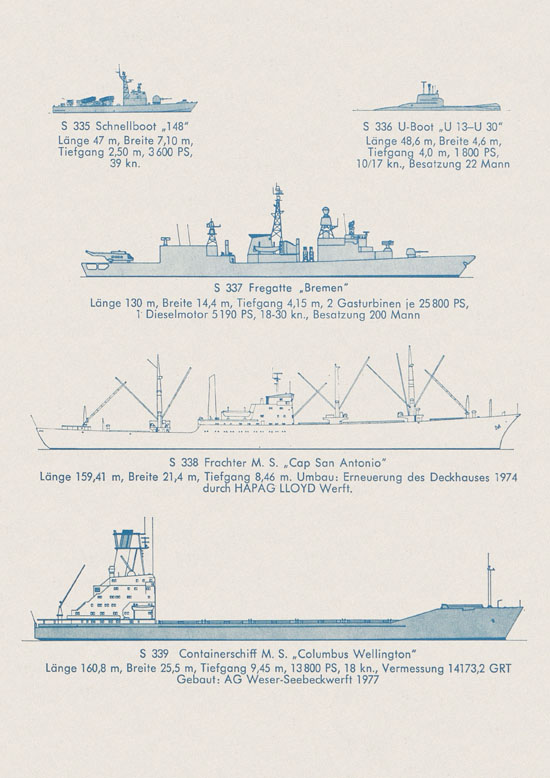 Hansa-Modelle Schiffsmodelle Katalog 1980