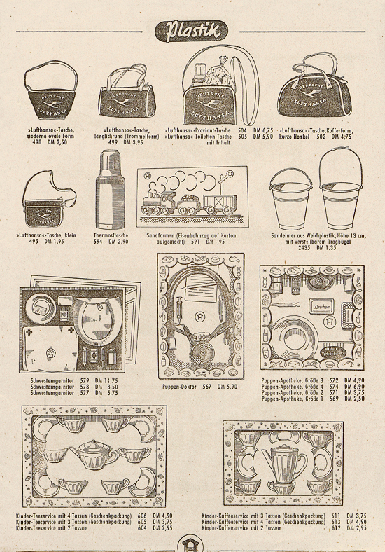 Seite 7 Hausser Spiele und Elastolin Figuren 1957
