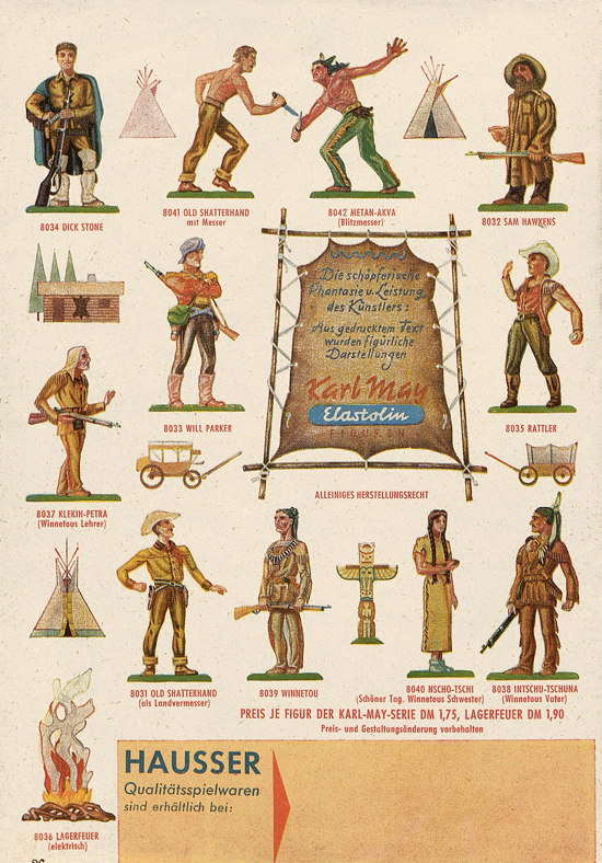 Seite 28 Hausser Spiele und Elastolin Figuren 1957