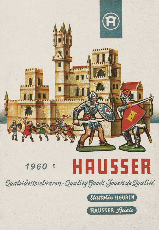 Hausser Spiele und Elastolin Figuren 1960