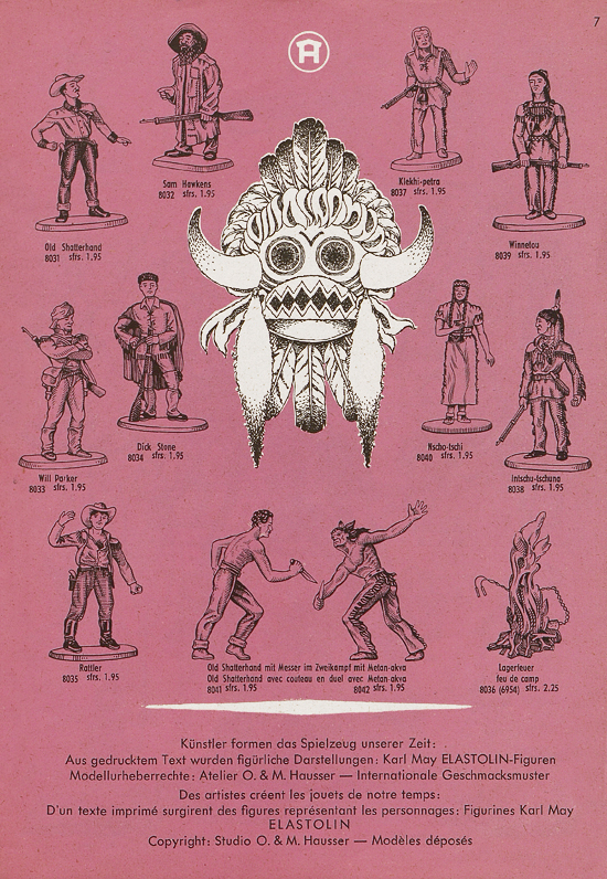 Seite 7 Hausser Spiele und Elastolin Figuren 1960