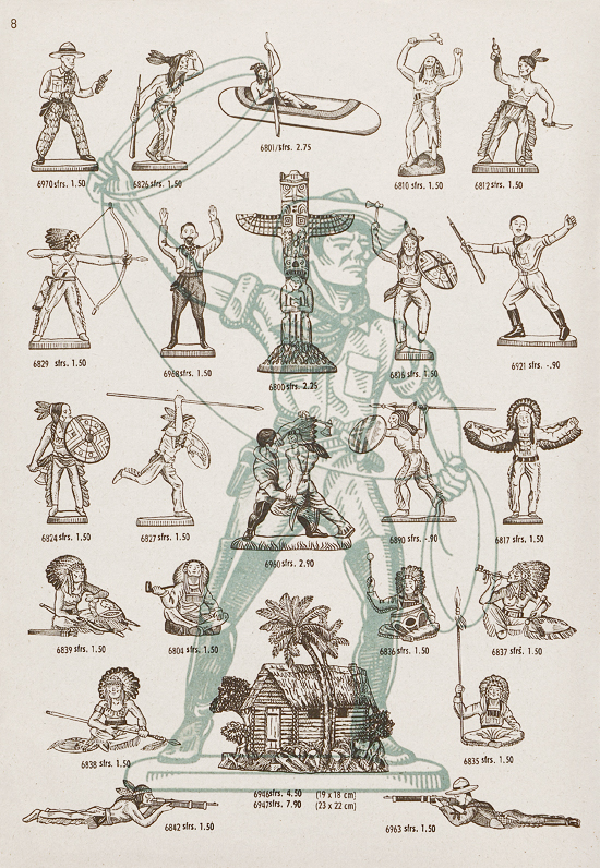 Seite 8 Hausser Spiele und Elastolin Figuren 1960