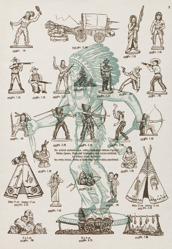 Seite 9 Hausser Spiele und Elastolin Figuren 1960