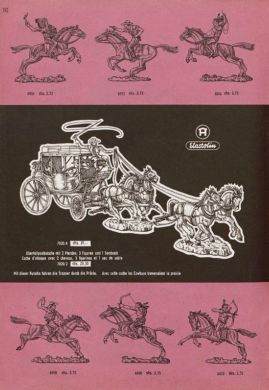 Seite 10 Hausser Spiele und Elastolin Figuren 1960