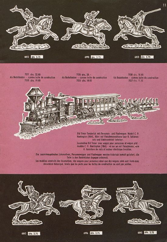 Hausser Spiele und Elastolin Figuren 1960