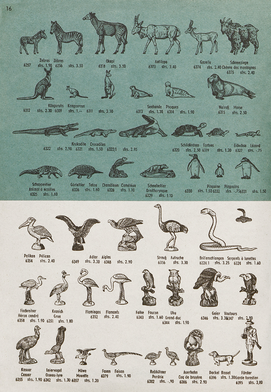 Seite 16 Hausser Spiele und Elastolin Figuren 1960
