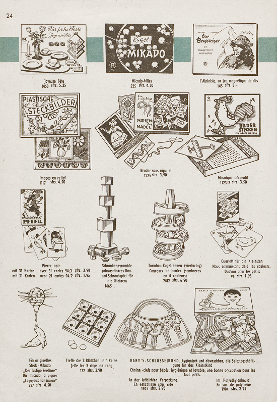 Seite 24 Hausser Spiele und Elastolin Figuren 1960