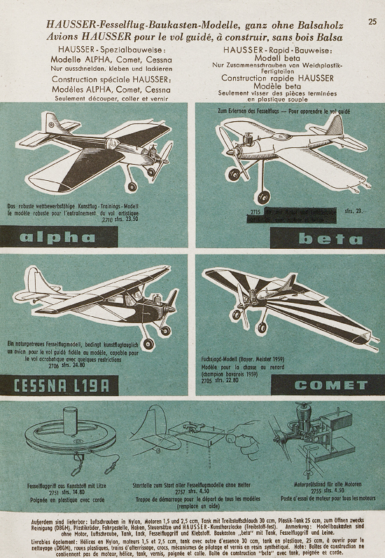 Hausser Spiele und Elastolin Figuren 1960