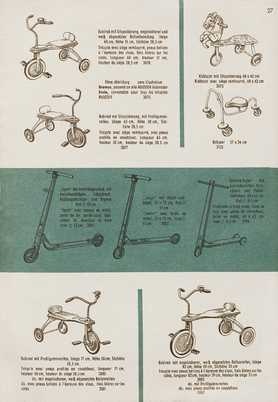 Seite 27 Hausser Spiele und Elastolin Figuren 1960