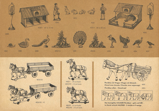 Hausser Elastolin Figuren Katalog 1961