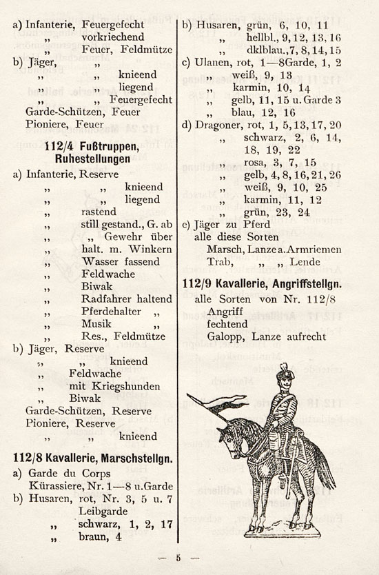 Heinrichsen Zinnfiguren Katalog 1914