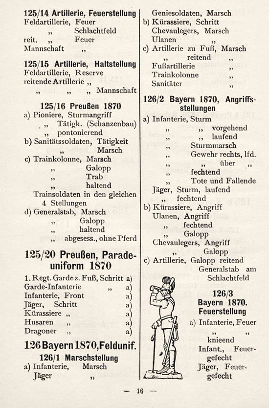 Heinrichsen Zinnfiguren Katalog 1914