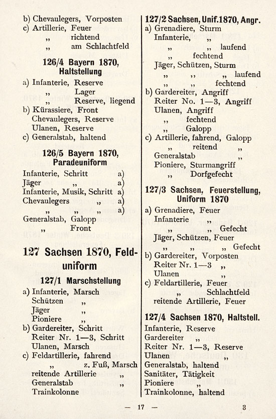 Heinrichsen Zinnfiguren Katalog 1914