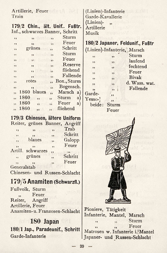 Heinrichsen Zinnfiguren Katalog 1914