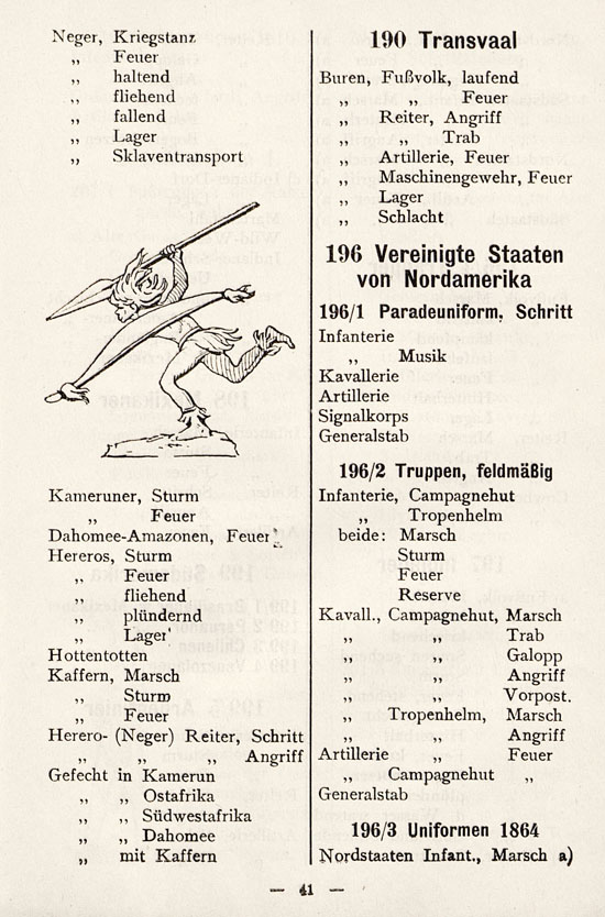 Heinrichsen Zinnfiguren Katalog 1914