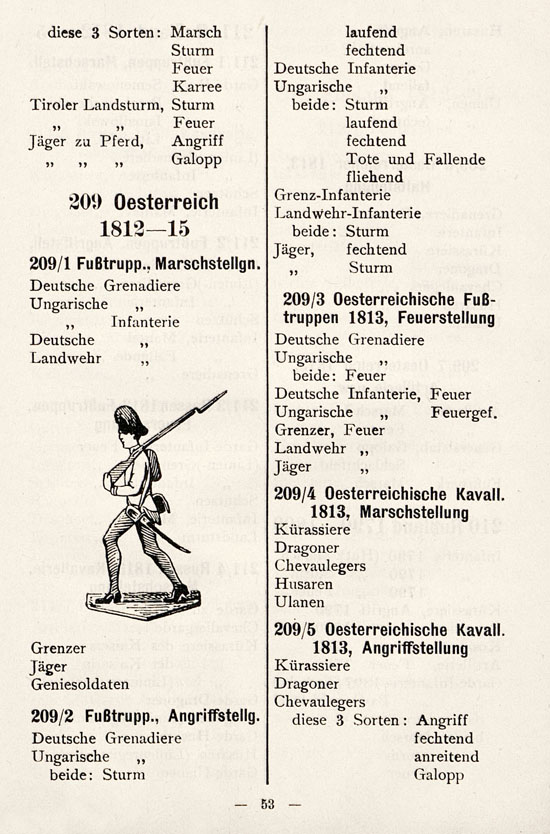 Heinrichsen Zinnfiguren Katalog 1914