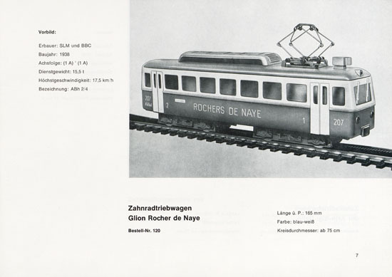 Heinzl Modellbahnen Katalog 1966