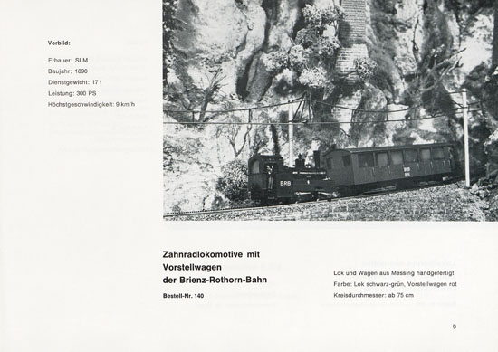 Heinzl Modellbahnen Katalog 1966