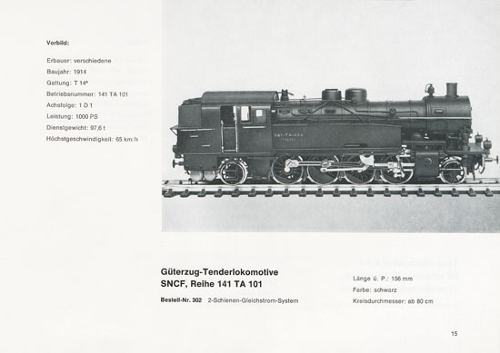 Heinzl Modellbahnen Katalog 1966