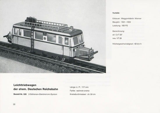 Heinzl Modellbahnen Katalog 1966