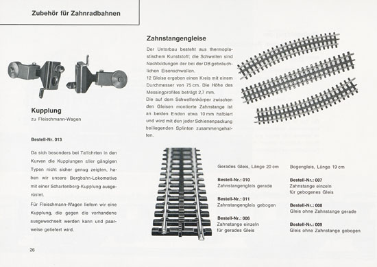 Heinzl Modellbahnen Katalog 1966