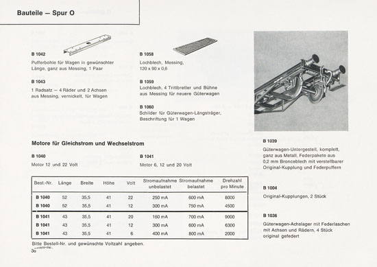 Heinzl Modellbahnen Katalog 1966