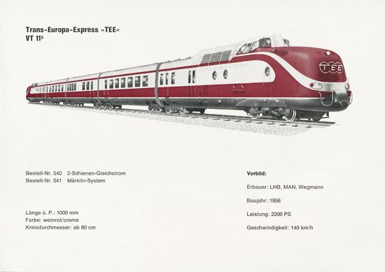 Heinzl Modellbahnen Katalog 1966