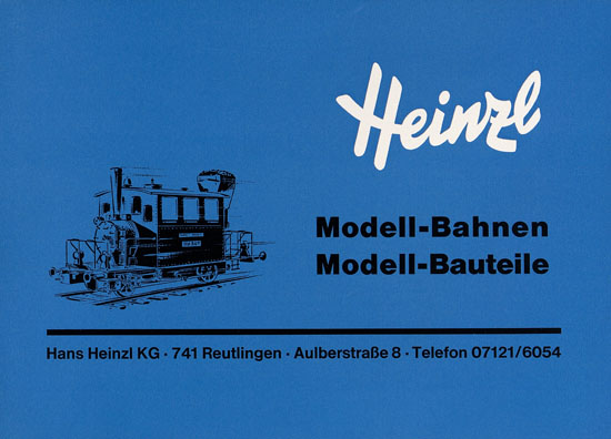 Heinzl Modellbahnen Katalog 1968