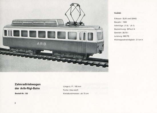 Heinzl Modellbahnen Katalog 1968