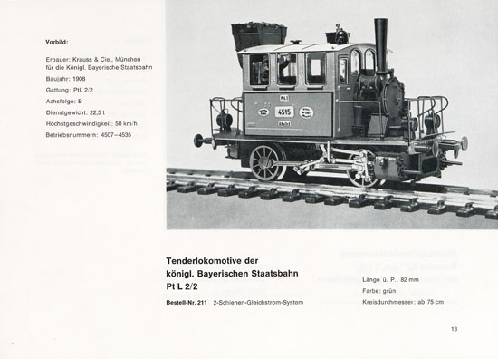 Heinzl Modellbahnen Katalog 1968