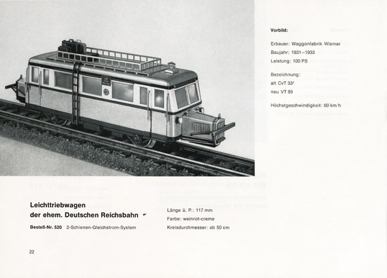 Heinzl Modellbahnen Katalog 1968