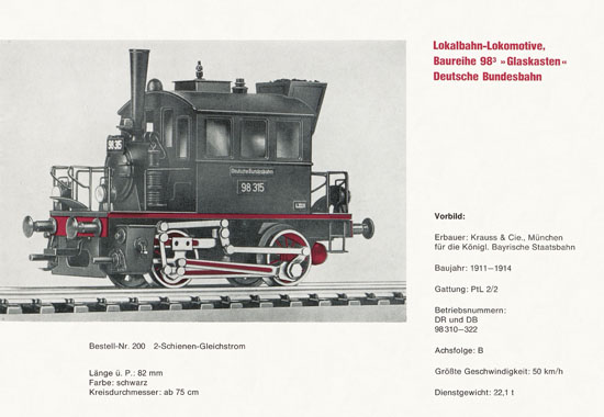 Heinzl Modellbahnen Katalog 1967