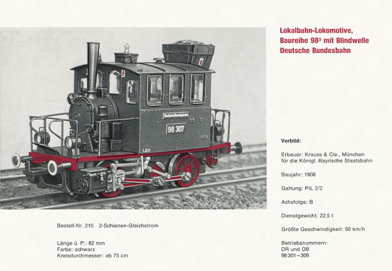 Heinzl Modellbahnen Katalog 1967