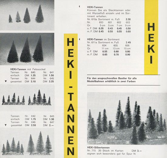 HEKI Katalog 1970