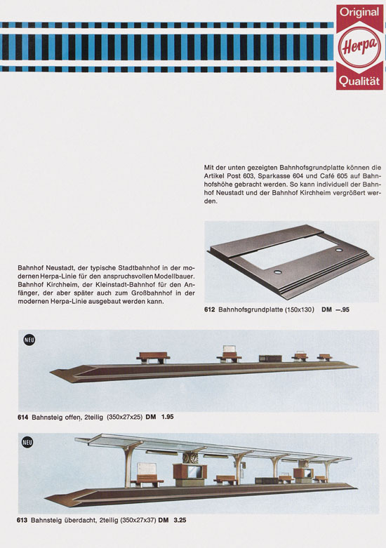 Herrpa Modelle für den Landschaftsbau 1969-1970