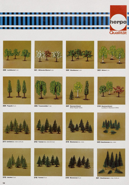 Seite 12 Herpa Hauptkatalog 1970-1971