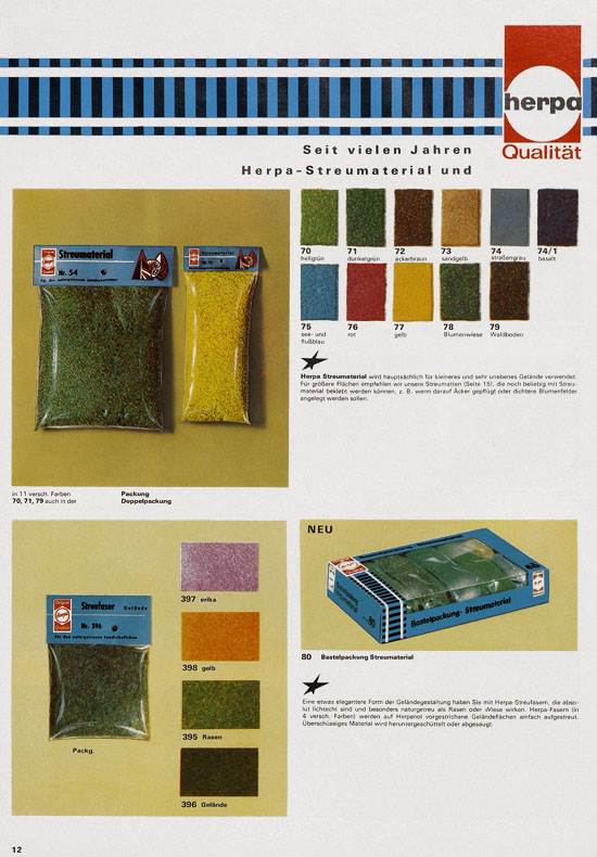 Seite 14 Herpa Hauptkatalog 1970-1971
