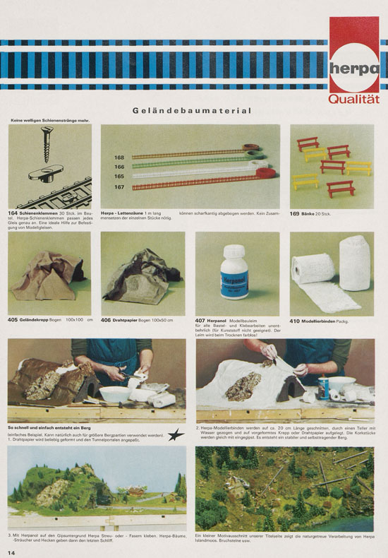 Seite 16 Herpa Hauptkatalog 1970-1971
