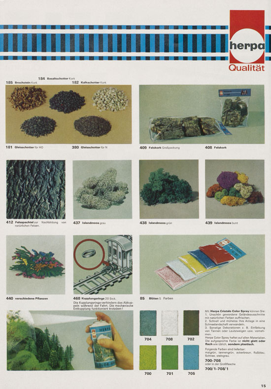 Seite 17 Herpa Hauptkatalog 1970-1971