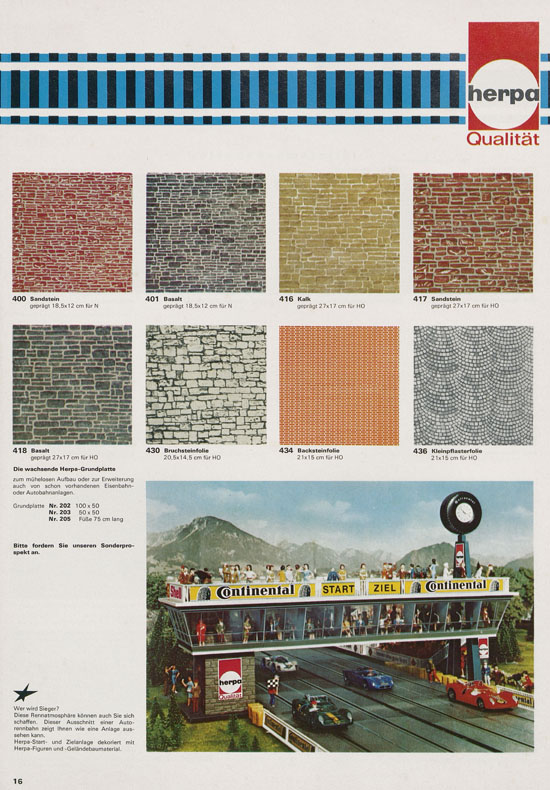 Seite 18 Herpa Hauptkatalog 1970-1971