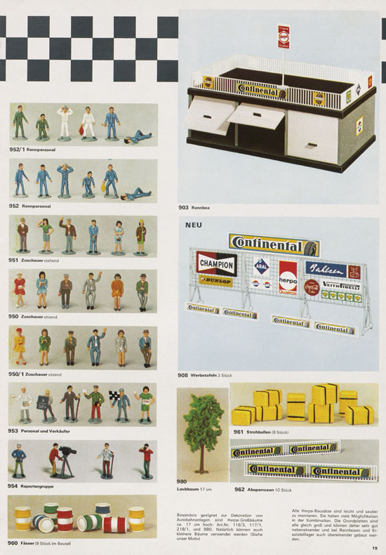 Seite 21 Herpa Hauptkatalog 1970-1971