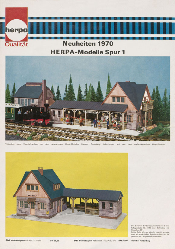 Herpa Modelle Spur 1 Neuheiten 1970